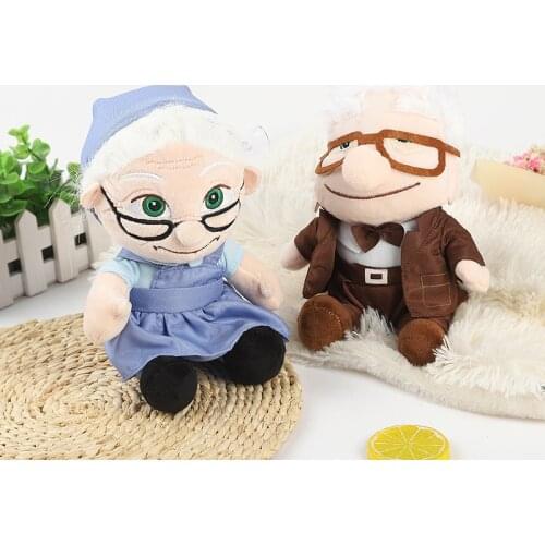 2pcs Pixar Movie UP Carl Fredricksen Grandpa Carl Plush Toy Russell Soft Doll A birthday present for your child
