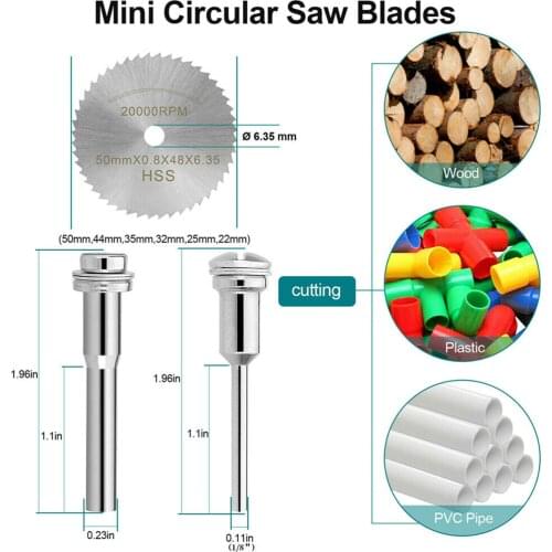34PCS Mini Steel Circular Saw Blades Sawing Blading Cutting Disc Electric Grinder Cutter Saw Blades for Woodworking Cutting
