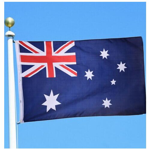 3x5ft 90x150cm Australia Flag Polyester Flag Banner for Festival Home Decoration can add any logo on the flag