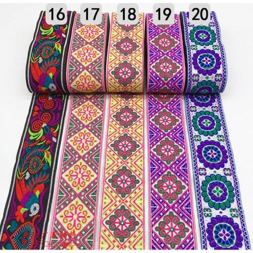 7M/roll (50mm) Flower Woven Ribbon Cute Grosgrain Printed Tape DIY Lace Fabric Hairbows Accessory Hair Clip Decoration