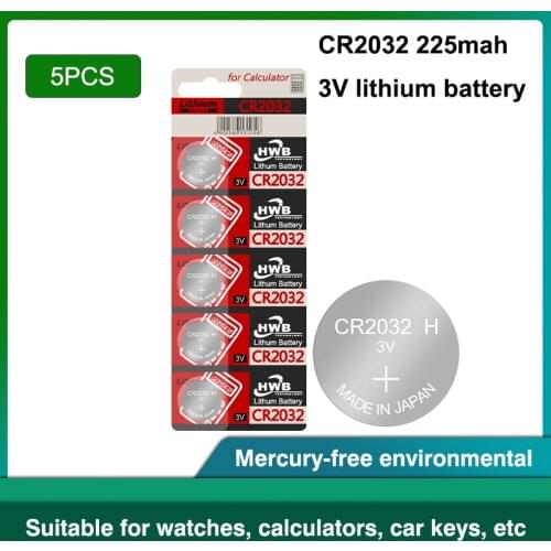 2020 Promotion Sale 5pcs 3V for maxell CR2032 CR 2032 Watch Clock Batteries Button Coins Pilas Calculator Lithium Battery