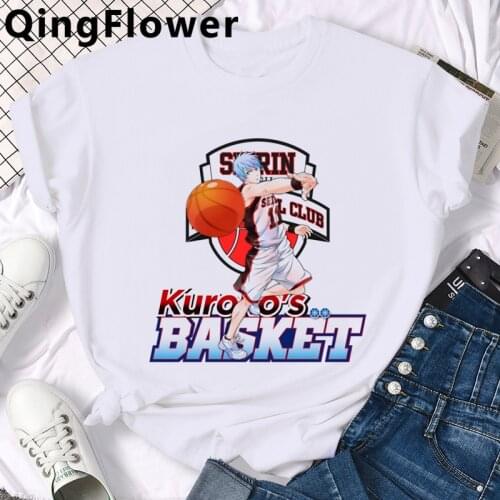 Anime Kuroko No Basket Basketball tshirt male ulzzang couple couple clothes japanese print clothes ulzzang