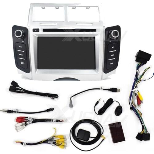 Car GPS player for TOYOTA YARIS 2005 2006 2007 2008 2009 2010 2011 car dvd player 2 din auto audio headunit