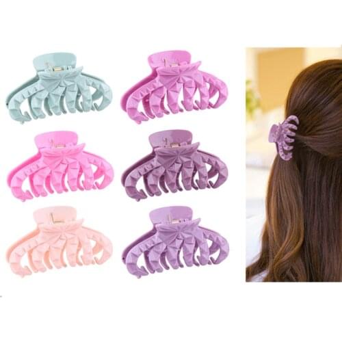Large Size Claws Hair Pins Women Hair Clip Solid Color Women Hair Crab Clamps Women Accessories Styling Tool