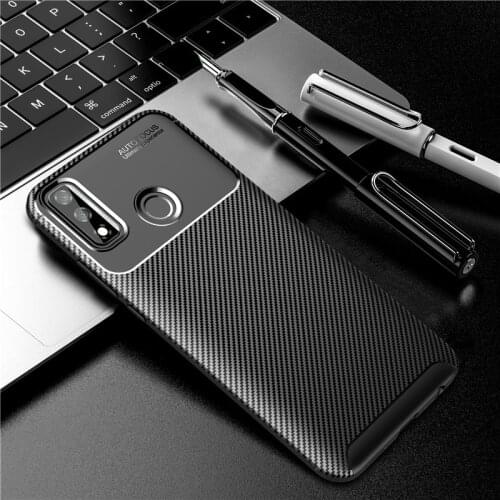 Carbon Fiber Case For Huawei Y8S Case Y5P Y6P Y8P Y9S Y7P Cover Soft Protective Phone Bumper For Huawei Y6P Y5P Y8P Y8S Funda
