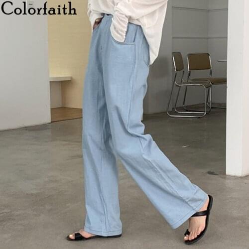 Colorfaith Women's Denim Capri Pants