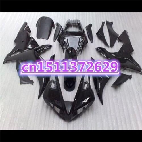 For 02-03 YZF R1 02 03 YZF 1000 all black YZF-R1 YZF-1000 YZFR1 YZF1000 2002 2003 Fairing Body-Dor D