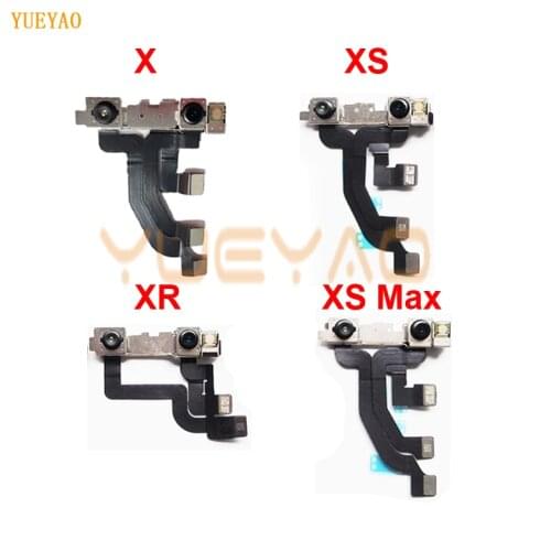 Test Light Proximity Sensor Flex Cable with Front Facing Camera Module For iPhone SE 5 5S 6 7 8 6S Plus X XR XS MAX Front Camera