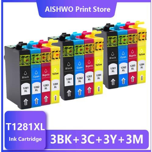 For Epson T1281 Compatible ink Cartridge For EPSON Stylus S22 SX125 SX130 SX230 SX235W SX420W SX425W SX430W SX435W Printer Ink