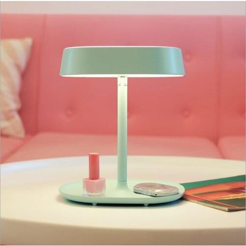 Cosmetic Makeup Stand Mirror Rechargable LED Light Desktop Table Bed Lamp Decor led light Mirror Portable Cosmetic Adjustable 2