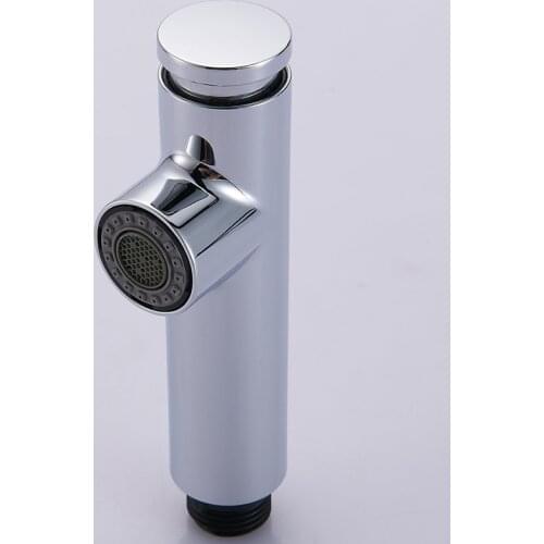 Kitchen Faucet Accessories ABS Chrome Silver Sink Kitchen Pull Down Faucet Dual Spray Spout Shower Head