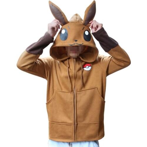 Fashion Hoodie Cute Sweatshirt Casual Pullover Hooded Funny Anime Jacket with Ears