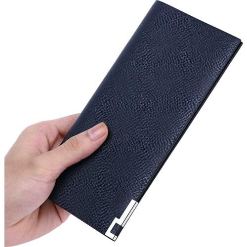 Fashion Ultra-thin Leather Bank Card Bag Business Wallet for Men and Women