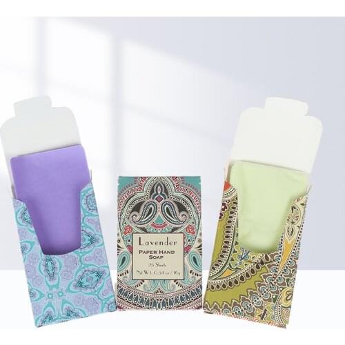25Pcs/Box Paper Cleaning Soaps Portable Hand Wash Soap Papers Scented Slice Washing Hand Bath Travel Scented Foaming Small Soap