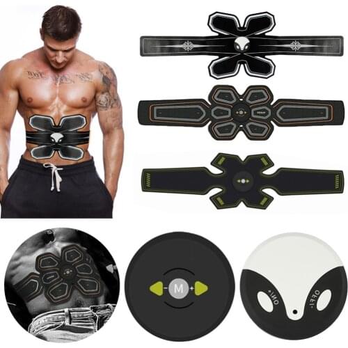 Newest EMS Abdominal Toning Belt Abs Stimulator Ultimate Muscle Toner Electrostimulation Press Trainer Home Gym Fitness Equip