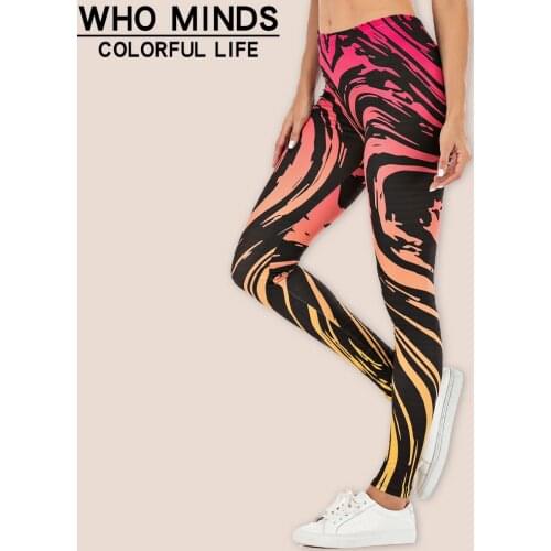 Fire Marble Sexy High Waist Legging Anti Cellulite Elasticity Push Up Fitness Gym Leggings Women Pants Stacked Leggings Legins