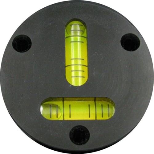 QASE 50*13MM T-type level bubble Round Spirit level bubble Metal Circular Spirit Level Instrument