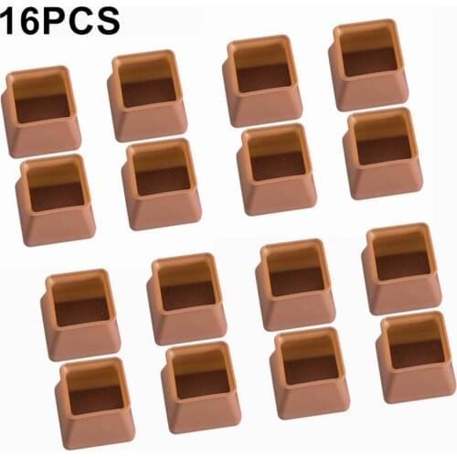 Anti-slip Table Foot Cover Silicone Transparent Chair Protector 3.7*3.7*3cm