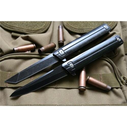 MIKER Tanto Folding Knife 9CR18MOV blade steel Handle Pocket knife hunting tactical camping CNC EDC tools Survival knives