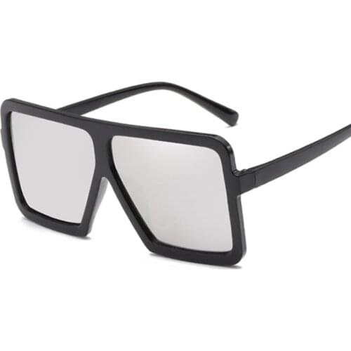 Vintage Oversize Square Sunglasses Women Luxury Brand Black Big Frame Sun Glasses Female Male Shades Coulos