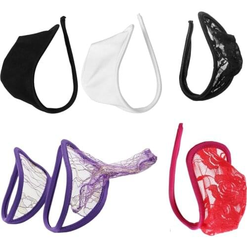 Sexy C-string Thong Invisible Underwear Planty for Men Black White Invisible Panties Nightwear