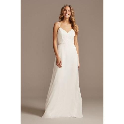 A-Line V-Neck Floor-Length Spaghetti Straps Dew Shoulder Formal Gown Elegant Sleeveless Backless Sashes White Evening Dresses