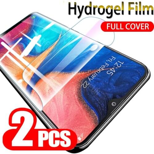 2PCS Safety Hydrogel Film For Samsung Galaxy A20 S E A20E A20S Full Cover Film On Sumsung A 20 20S Screen Protector Not Glass