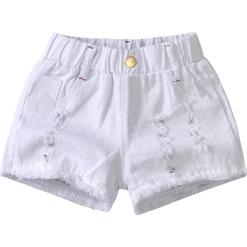 VIDMID Girls cotton Denim jeans Shorts Girls children Thin Soft Trousers Jeans Kids Children Casual Clothes Clothing P164