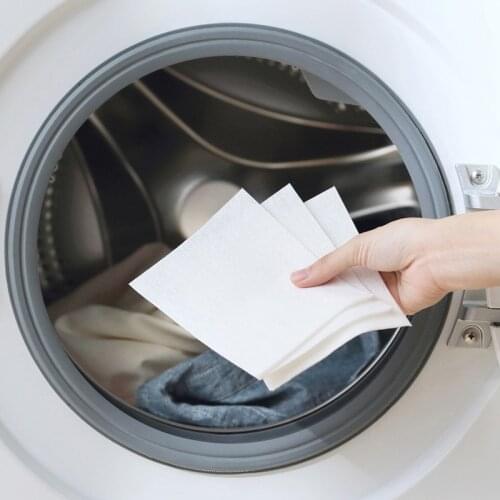 24 pcs Washing Machine Use Mixed Dyeing Proof Color Absorption Sheet Anti Dyed Cloth Laundry Papers Color Catcher Grabber Cloth