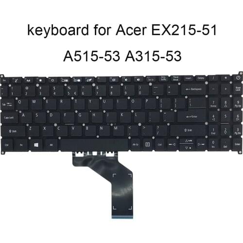 CH Replacement keyboards EX 215 for Acer Extensa 15 EX215 51 Chinese black laptop keyboard original repair part new works