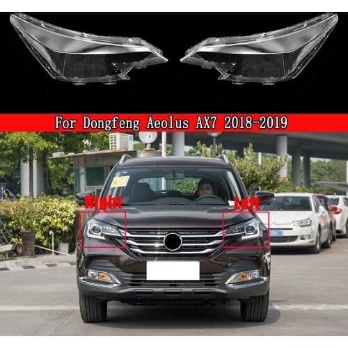 Car Headlight Shell Lamp Shade Transparent Cover Headlight Glass Headlamp Lens Cover For Dongfeng Aeolus AX7 2018 2019