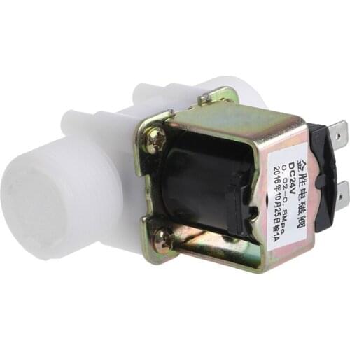 3/4" DC 24V PP N/C Electric Solenoid Valve Water Control Diverter Device LX0E