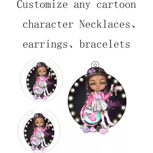 Customize any cartoon character necklace