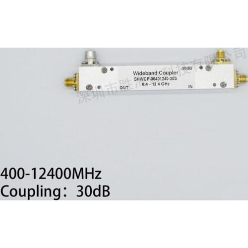 SHWCP-00401240-30S 0.4-12.4GHz 30dB SMA RF Coaxial Directional Coupler