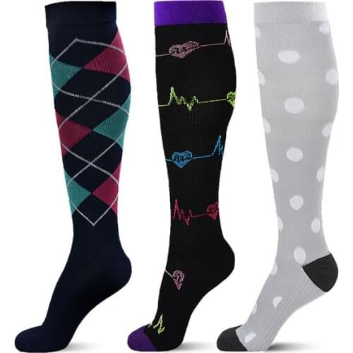 Compression Socks for Men & Women - Best Stockings for Running Medical Athletic Edema Diabetic Varicose Veins Travel Socks