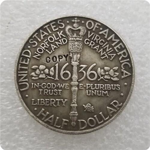 COPY REPLICA 1936 NORFOLK Commemorative Half Dollar Coin COPY