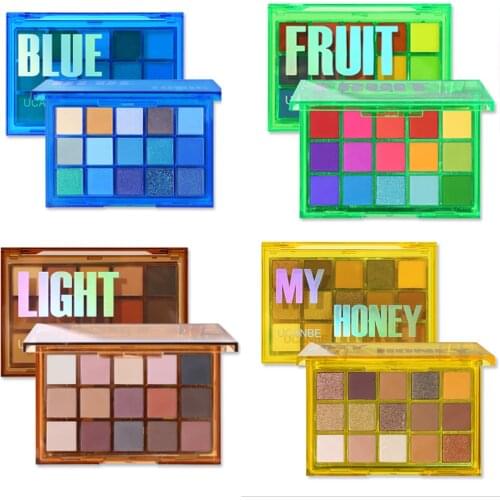 Matte Eye Shadow Palette Green Red Glitter Eyeshadow Pigment Neon Glitter Shiny Eye Shadows Makeup Eyeshadow Palette Cosmetics