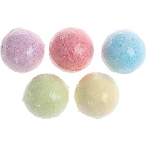 Mini Bath Ball Bombs Handmade Bath Sea Salt Essential Oil Aromatherapy Type Deep Body Cleaner Natural Bubble Bathroom Tools