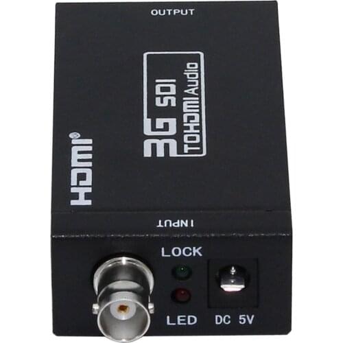 Mini 3G SDI to HDMI Video Audio Converter Adapter + DC 5V 1A Adapter UK Plug or US Plug or eu plug