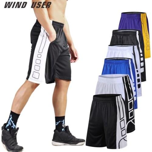 New Summer Men and Women Loose Basketball Shorts Workout Mesh Breathable Quick-drying Running Training Shorts Sports Short Pants