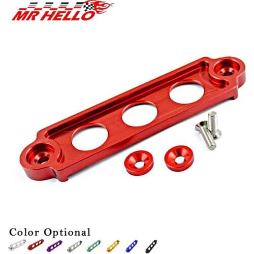 NEW Car Racing Battery Tie Down Hold Bracket Lock Anodized for JDM Honda Civic/CRX 88-00 Car Accessory PQY-BTD71