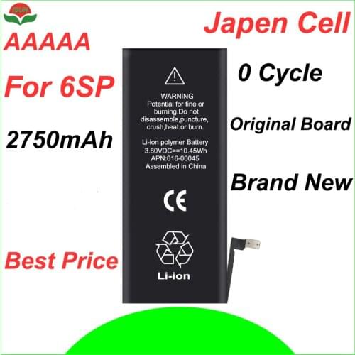 ISUN original cell phone battery for iPhone battery 6SPlus 2750mAh replacement battery repair
