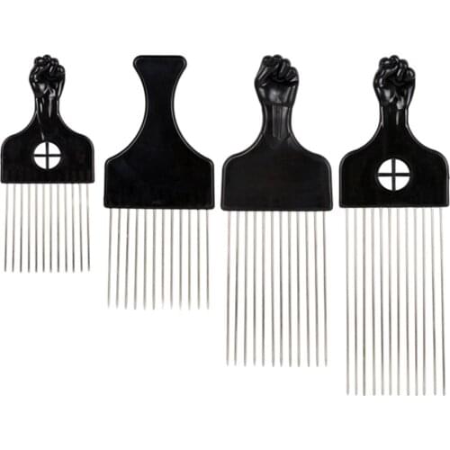 Salon-Style Hair Pick and Barber Comb - Pick Comb for Curly Hair and Afro Parting Comb - Hair Care Comb for Thick Hair