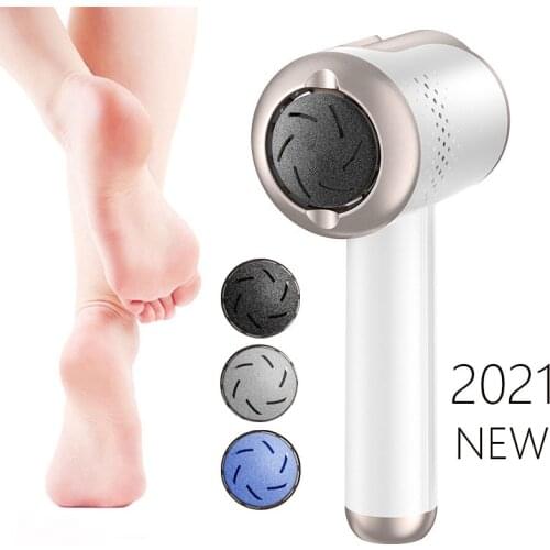 Rechargeable Foot Grinder Salon Foot File Auto Adsorption Vacuum Calluses Dead Skin Remove Heels Foot Care Home Pedicure Machine