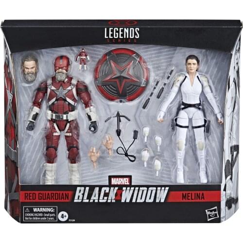 Hasbro Marvel Legends Series 6-inch Scale Red Guardian Melina Vostkoff Figure 2-Pack and 12 Accessories Action Figure Model Toys