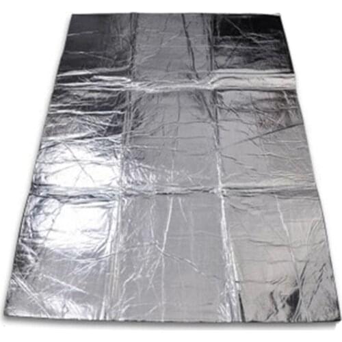 Car-Styling Car Hood Engine Firewall Heat Mat Deadener Insulation Deadening Aluminum Foil Sticker Shield Mat