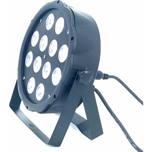 12x15W LED Par Lights Led Par Light RGBWA 5in1 LED Par LED Luxury DMX 5/9 Channels Led Flat Par Lights