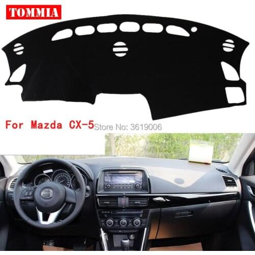 TOMMIA Interior Dashboard Cover Light Avoid Pad Photophobism Mat Sticker For Mazda CX-5
