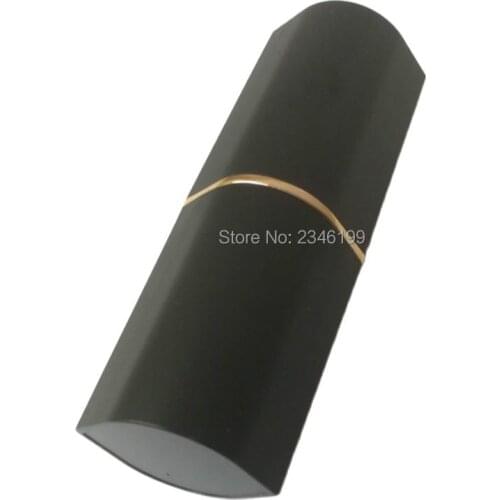 12.1mm Lip Balm Tube DIY Empty Golden Lipstick Tube Black Lipbalm 12.1mm Container Empty Cosmetic Rhombus Lipstick Tube 50pcs
