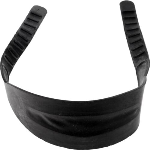 Universal Durable Scuba Diving Mask Strap Comfort Black Rubber Replacement Accessories for Snorkeling Swimming Water Sports
